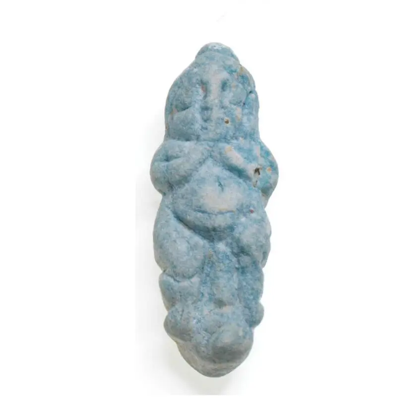 Egyptian faience pendant in the form of a figure of Harpocrates (Photo 256)