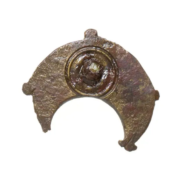 Fibula brooch in the form of a lunette