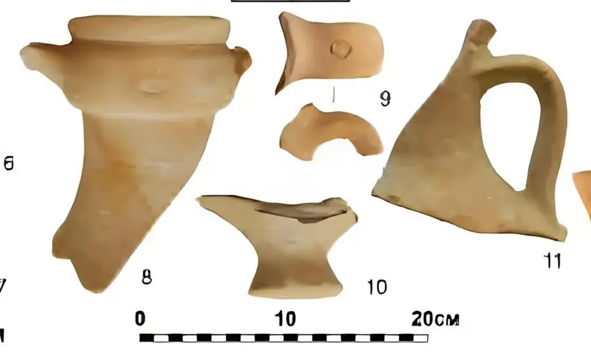 Fragments of amphorae from Thassos, Chios, and Menda