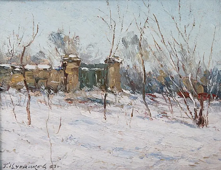The artist's garden in winter / Sad khudozhnyka zymoiu (Photo 256)