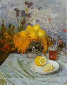 Lemons. Still life / Lymony. Natiurmort