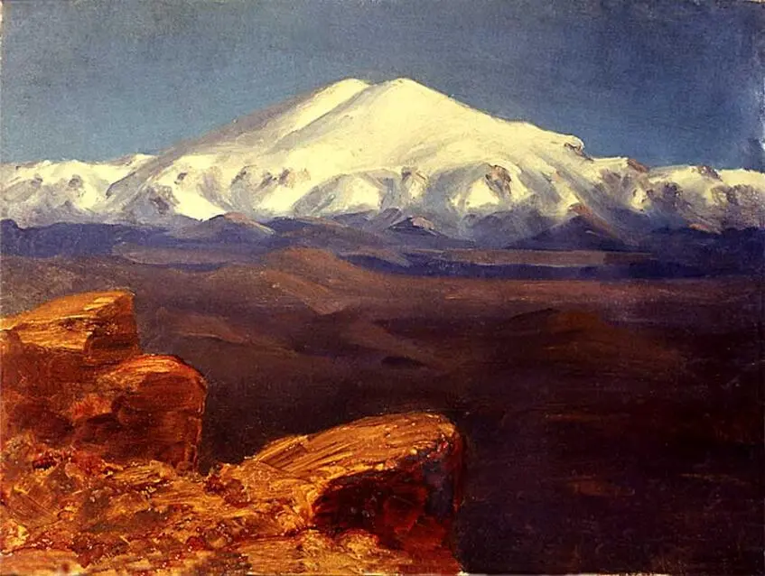 Elbrus. Etude