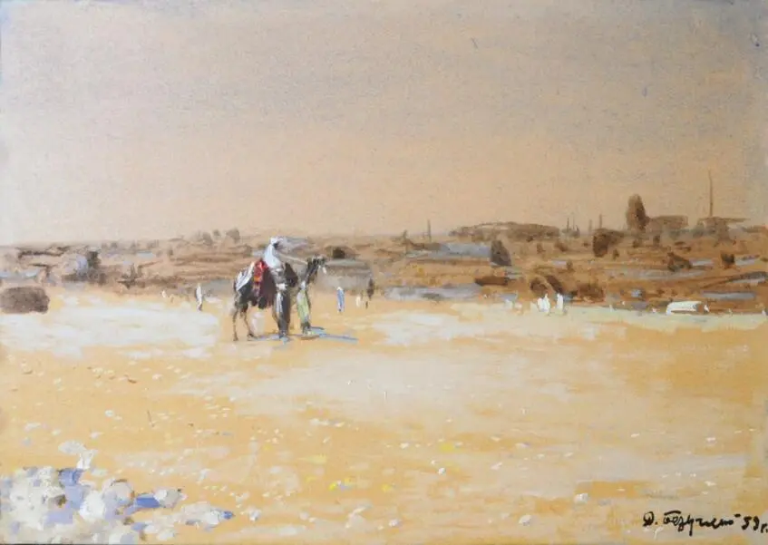 Egypt. Pyramids. Etude. / Yehypet. Piramidy. Etiud.