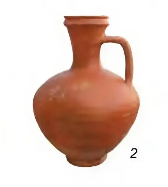 Red lacquer jug