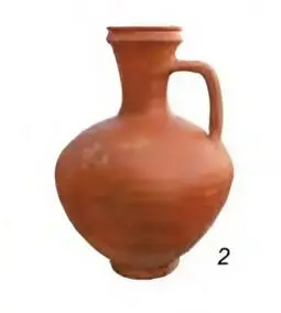 Red lacquer jug