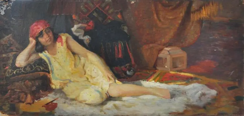 Model in yellow / Naturnytsia u zhovtomu