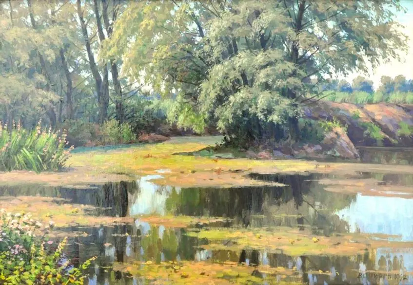 Swampy lake / Zabolochene ozero