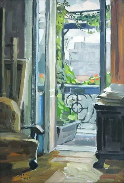 In the apartment-workshop of People's Artist of the USSR O.O. Shovkunenko / V kvartyri-maisterni narodnoho khudozhnyka SRSR O.O.Shovkunenka (Photo 256)