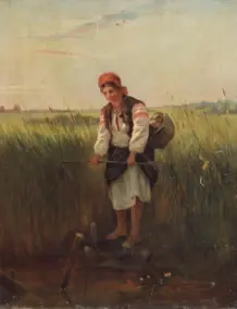 Дівчина на мосту