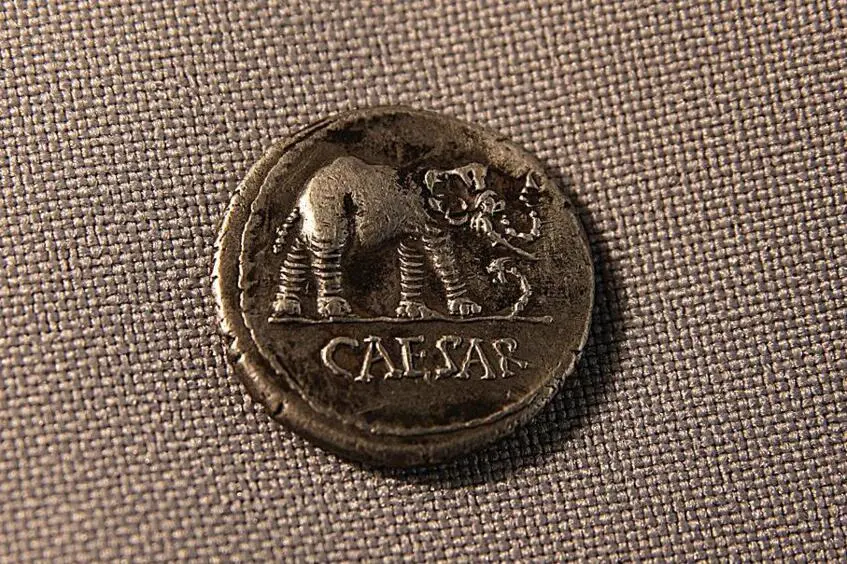 Roman silver denarius