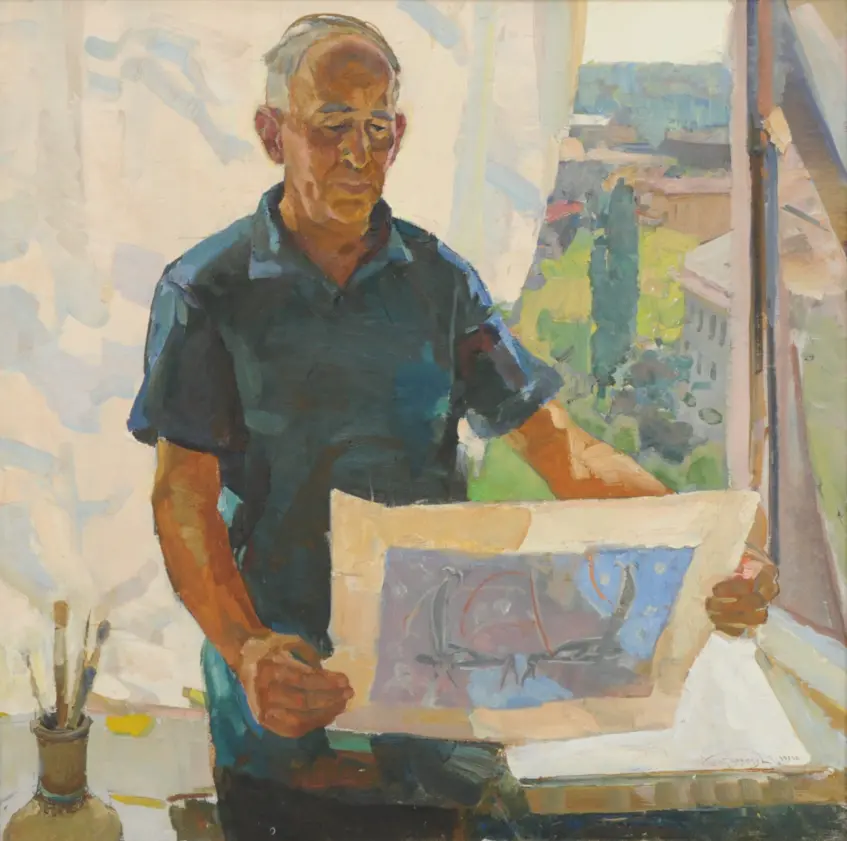 Portrait of artist V.G. Lytvynenko / Рortret khudozhnyka V.H. Lytvynenka (Photo 256)