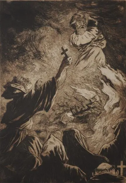 Heretic. Illustration for the work of T. Shevchenko / Yеretyk. Iliustratsiia do tvoru T. Sнevcнenka (Photo 256)