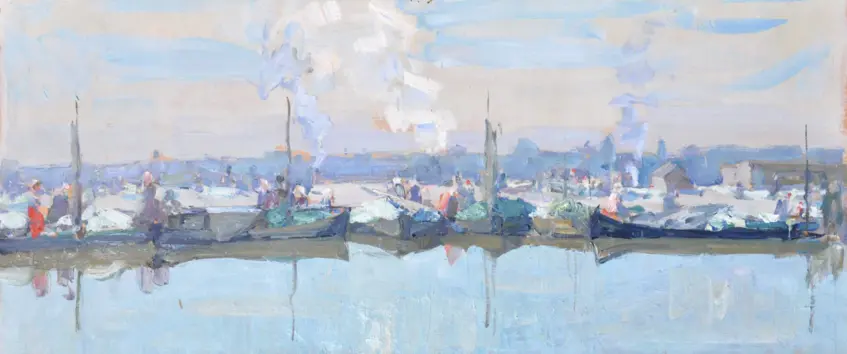 Kherson Bazaar (based on sketches of 1921) / Khersonskii bazar (za eskizamy 1921)