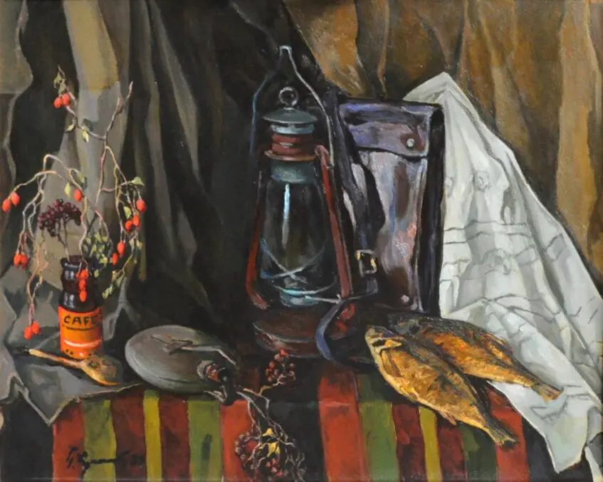 Still life with rose hips / Natiurmort z shypshynoiu