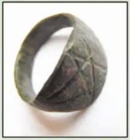 A ring with a pentagram