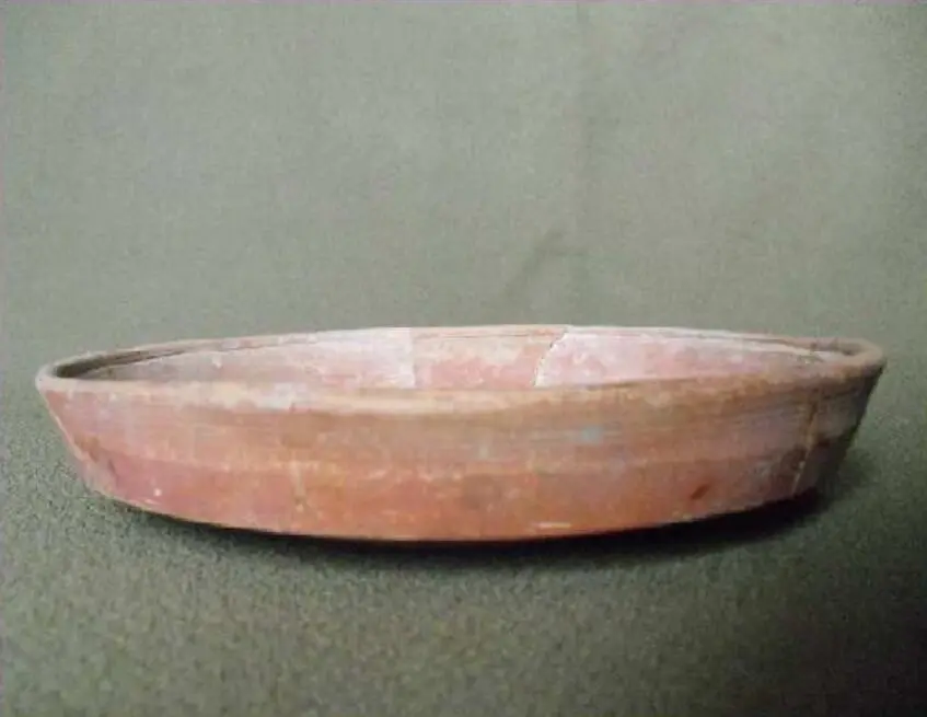 Red-glazed dish (Photo 256)