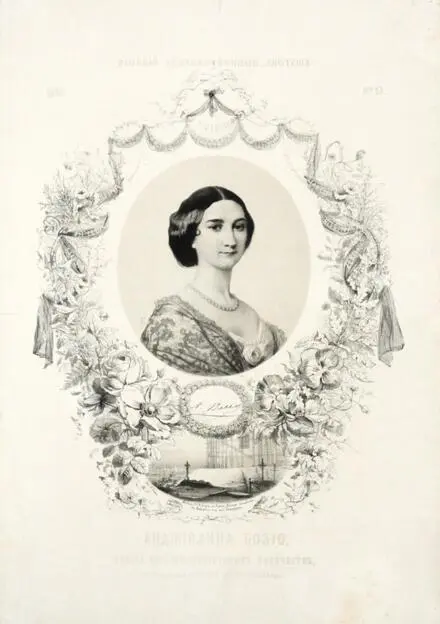 Російський художній листок №13.1859. Анджіолина Бозіо (Фото 256)