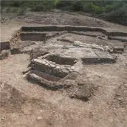 Monument of archeology "Dyurbe with a plinth vault"